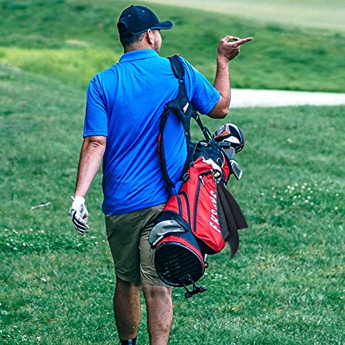 2 Pack Golf Towels Golf Club Brush Groove Cleaner Tool Set Black Microfiber Waffle Pattern Tri-Fold Golf Club Ball Cleaning Towel For Golf Bags With Clip Men Women Golf Gifts - Thumbnail 3