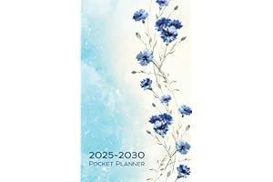 pocket planner 2025-2030: Small Size 6-Year from January 2025 to December 2030