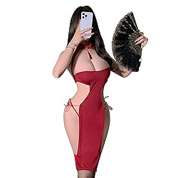 SINMIUANIME Sexy Cosplay Cheongsam Dress Chinese