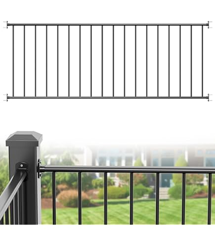 LQSYBHD Wall Mounted Handrail For Outdoor Steps, 23.2" Stair Hand Railing With Matte Black Finished, U Shaped Outdoor Hand Rail For 1-3 Steps,Garage Railing Grab Bar - View #6