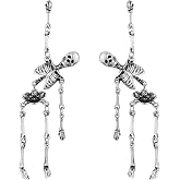 HAISWET Halloween Earrings for Women Gothic Punk Skull Halloween Jewelry