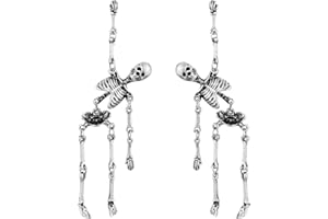 HAISWET Halloween Earrings for Women Gothic Punk Skull Halloween Jewelry