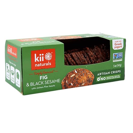 Kii Naturals Fig Black Sesame Artisan Crisps 5 Oz Each 1 Item Per Order Amazon In Grocery Gourmet Foods Kii Naturals Fig Black Sesame Artisan Crisps 5 Oz Each 1 Item Per Order Amazon In Grocery Gourmet Foods