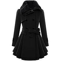 Amazon.com: Sexyshine Women's Winter Double Breasted Dress Coats