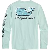 Vineyard Vines Boys Boys' Keys Scenic Whale Fill Long-Sleeve Pocket Tee