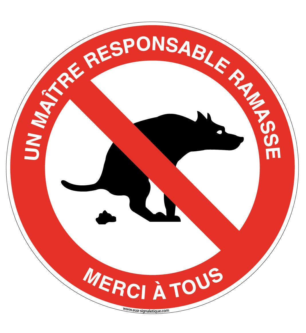 AUA SIGNALETIQUE 201115-R-BS-p-300 Product Information: Sign, Multicolored