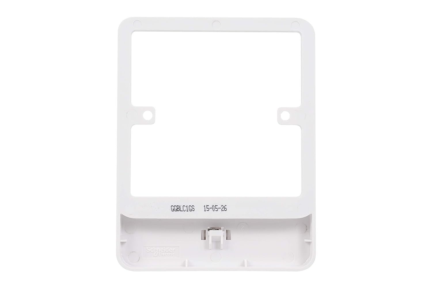 Schneider Electric Lisse White Moulded - Single Socket Surround with Clip, GGBLC1GS, White, 1 Gang, 1 Gang - Image 5