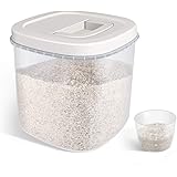 TBMax Rice Storage Container - 10 Lbs Airtight Cereal Container Bin with Measuring Cup - Food Container Dispenser for…