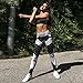 GBSELL Women Geometry Print Sports Gym Yoga Workout Athletic Leggings Pants (Gray, M)