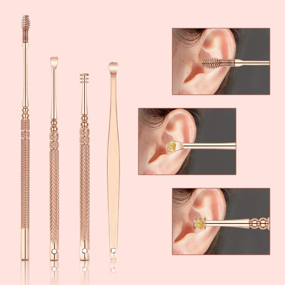Bebe Kit De Limpieza Para Oidos Impiador De Oidos Limpia Oidos Cera Removedor De Cera De Oido Para Bebes Jovenes Y Adolescentes Adultos 11pc Ear Wax Remover Limpieza Cerumen Oido Cuidado De