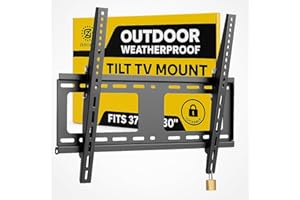 ZeboZap ZZTVT8064 Vinyl Siding TV Mount | Holds Upto 80 Inch TV on Vinyl Siding, Stucco, Brick and Stone | Outdoor Rated - We