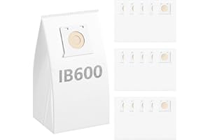 16 Pack IB600 HEPA Vacuum Bags Compatible with kenmore 400 series Intuition Upright Vacuum Cleaner BU4050,BU4020,BU4022, BU40