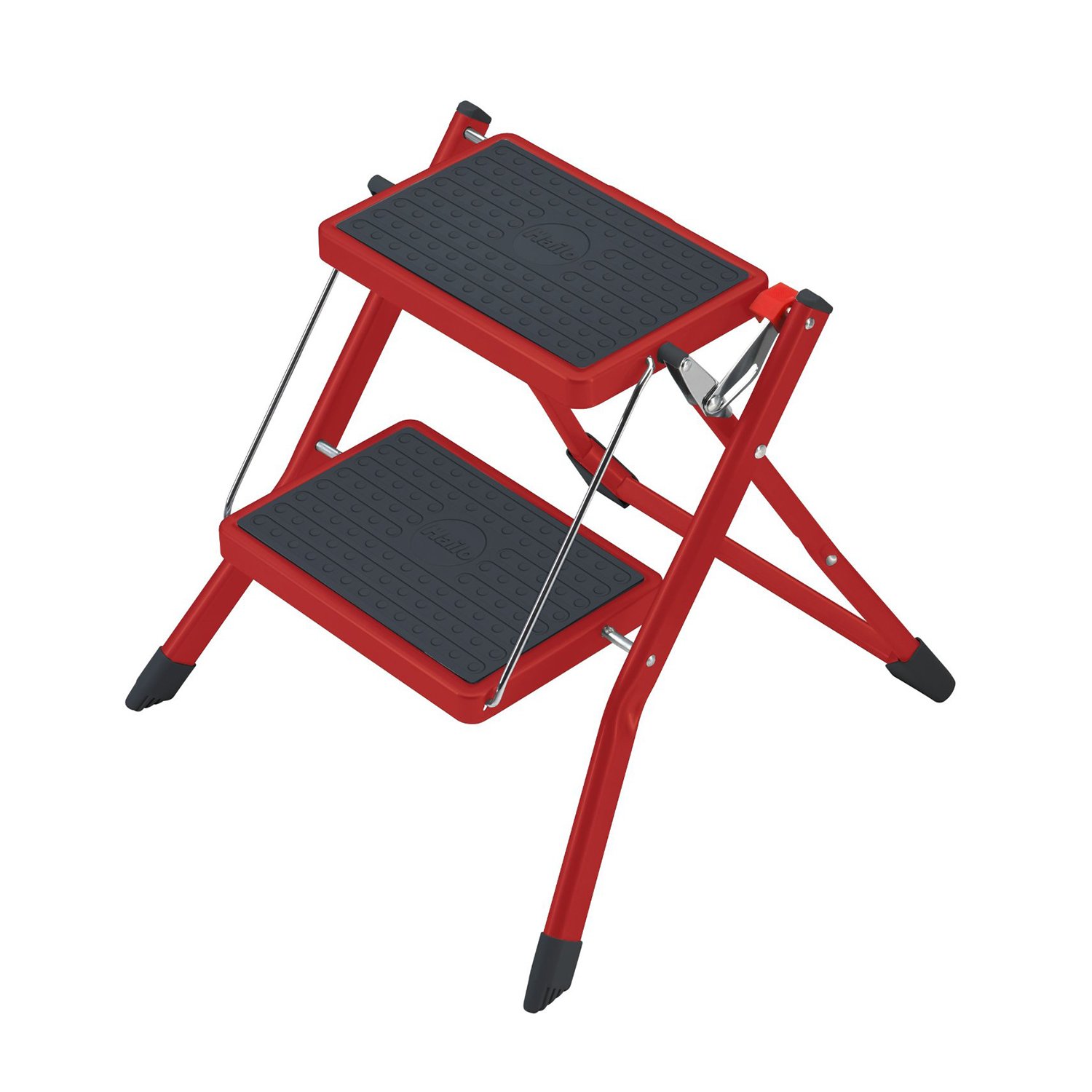 Hailo  Escabel plegable color rojo