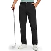 M MAELREG Men's Fleece Lined Pants 30"/32"/34" Winter Warm Golf Work Mens Dress Pants Water Resistant for Casual with Pockets