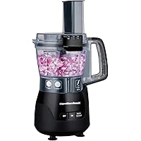 Hamilton Beach 4-Cup Mini Food Processor & Vegetable Chopper, 250 Watts, for Slicing, Shredding, and Puree, Black (70510…