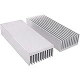 Awxlumv 2 Pcs Aluminum Chipset Heatsink 100 x 40 x 20MM/ 3.93 x 1.57x 0.79 inch Diffusion Cooling Fin Comb Heat Sink Cooler