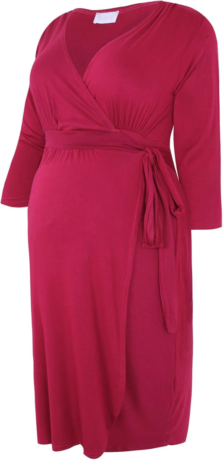 black wrap dress size 16