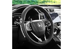 AINBEE fit Honda Car Steering Wheel Cover, Non-Slip, Elastic, Steering Wheel Cover for Men and Women, Universal Fit 15 Inches Cars, Vehicles, SUVs