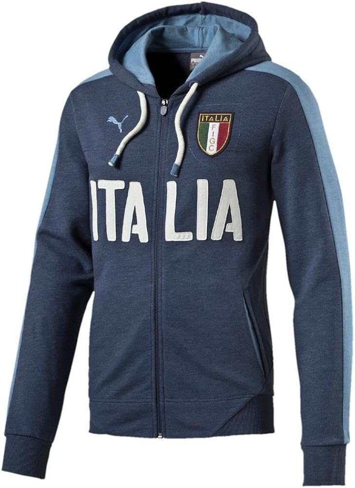 giacca puma azzurra