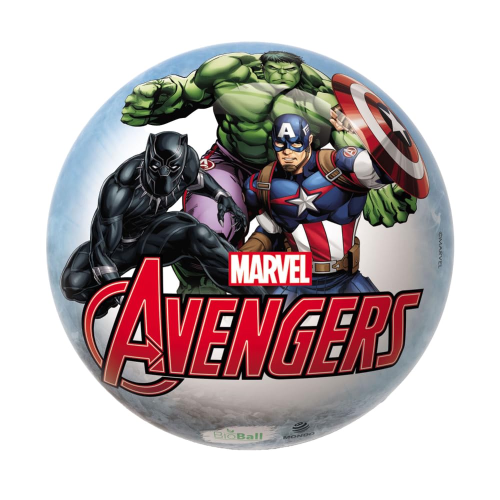 Mondo Toys BIO BALL - AVENGERS EVERGREEN BIO ball - for girls/kids - multicolored - BioBall - 26010, size 5