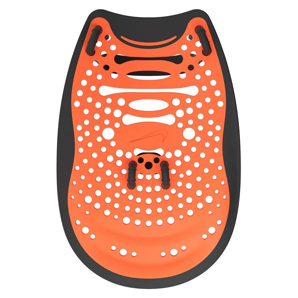 Nike NESS9173-618 Unisex Adult Gloves, Black/Orange, S/M