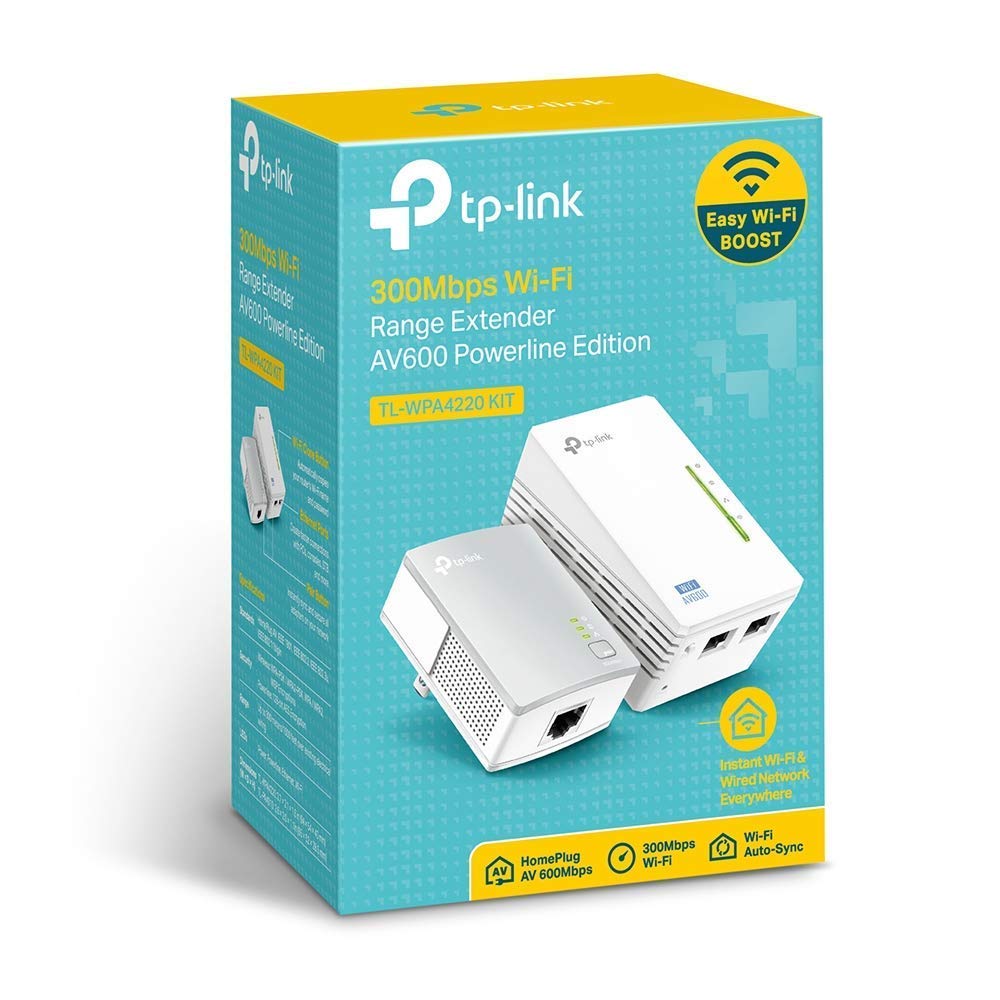 TPLink Powerline WiFi Extender Powerline Adapter with WiFi, WiFi