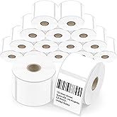 Multipurpose Labels Compatible with Dymo 30258 – 16 Rolls 6400 Direct Thermal Labels (2 1/8” x 2 3/4”), Diskette & Veterinary Label Fits for Dymo Labelwriter 450, 450 Turbo, 4XL (Not for 550, 5XL)