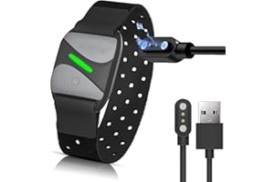 Compatible with COOSPO HW807 Heart Rate Armband Charger, 2 Pin Magnetic USB Replacement Charging Compatible with COOSPO Heart
