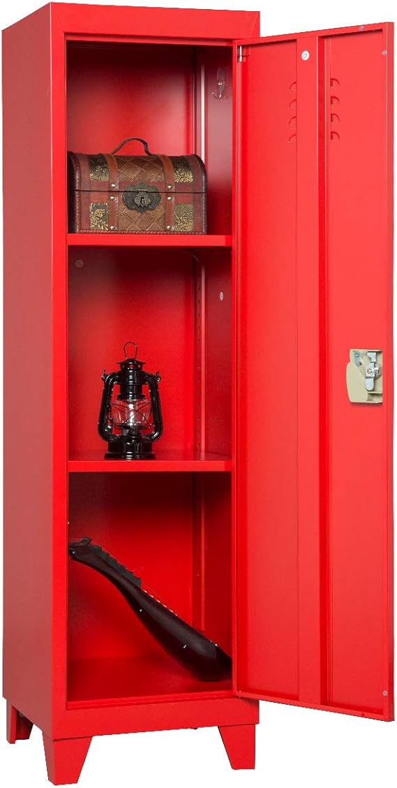 HJhomeheart Metal Storage Locker for Bedroom, Storage
