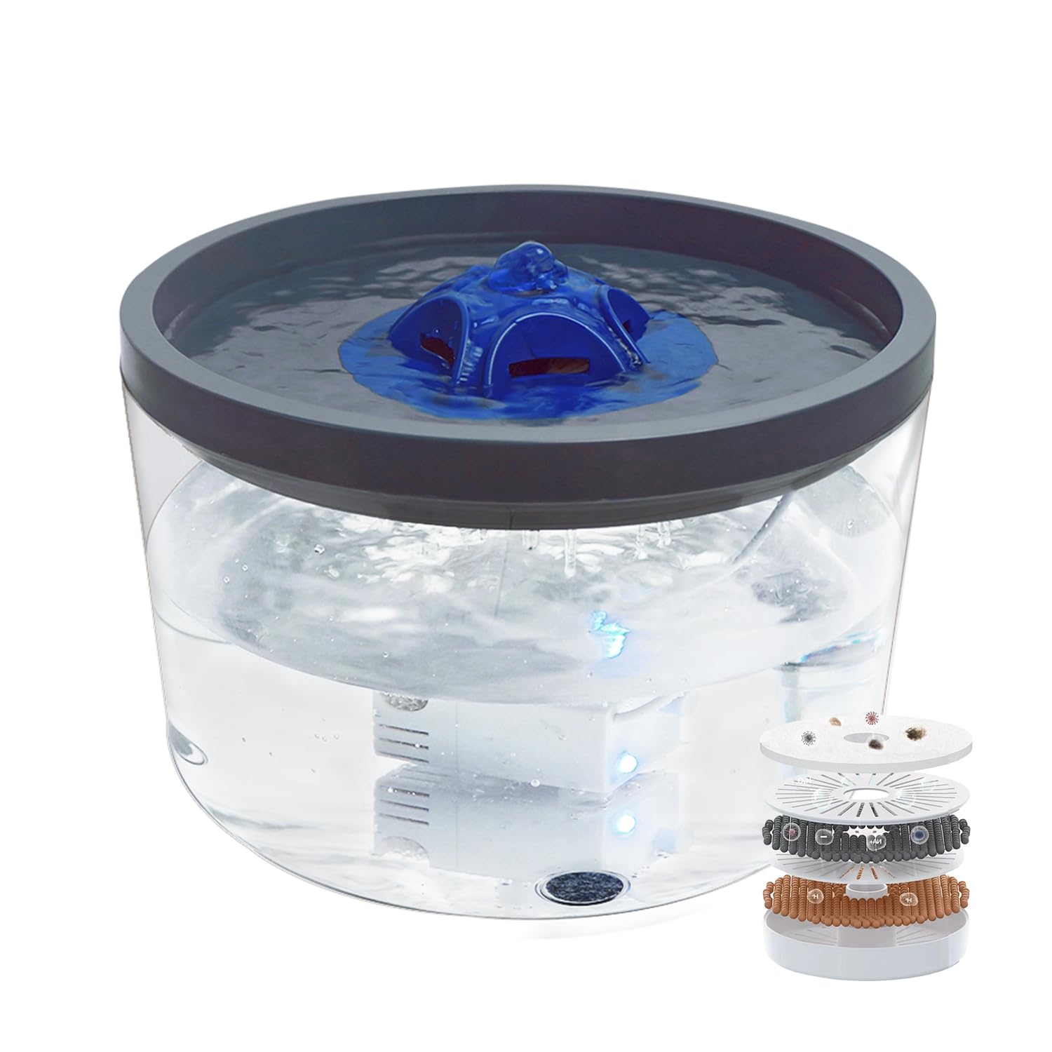 Photo 1 of Dog Water Fountain 4L/135oz for Large Dogs & Multiple Pets – Ultra-Quiet Pump, 3 Filters, Automatic Pet Water Dispenser for Fresh, Clean Water