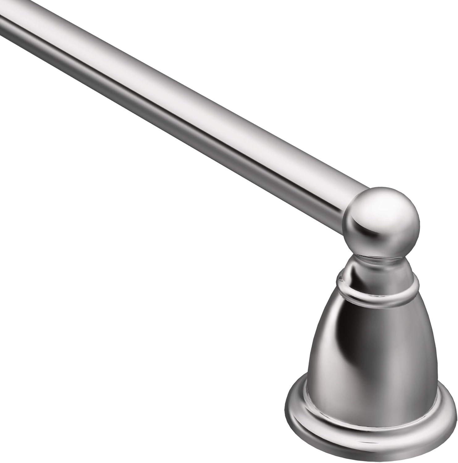 Moen YB2224ORB Brantford Collection 24-Inch Bathroom Single Towel Bar, Oil Rubbed Bronze - Oil Bronze Towel Rack - 