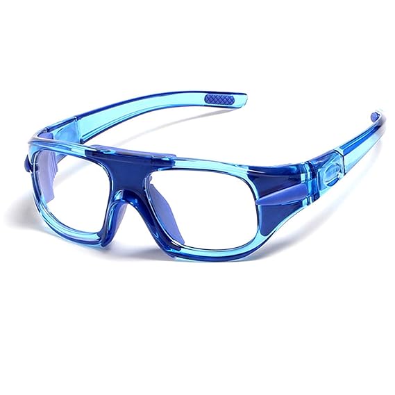 AmDxD TPU+PC Basketball-Brille Fußball Schutzbrillen Abnehmbar Sportbrille