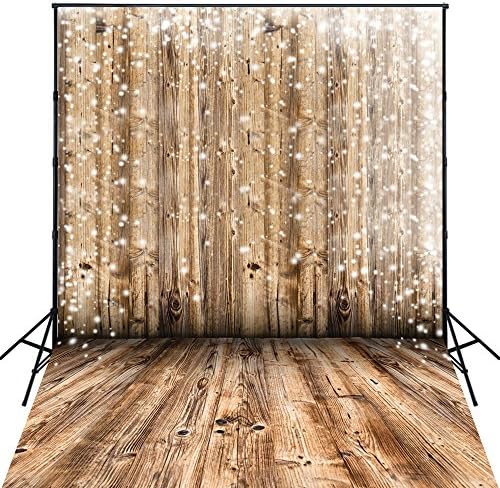 4X6ft Brown Wood Drop for Photography birthday party backdrop XT2661