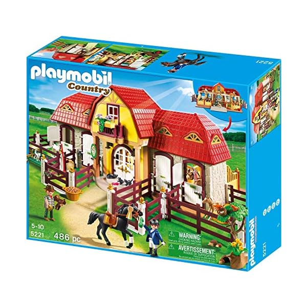 PLAYMOBIL | Country | Großer Reiterhof | Spielzeug für Kinder ab 5 Jahren | 5221
