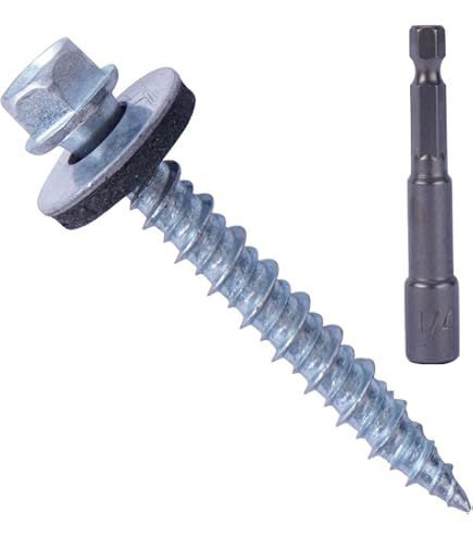 Hillman No. 10 X 3 In. L Hex Hex Head Self-Piercing Screws 50 Pk