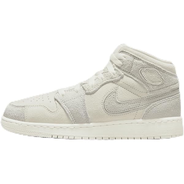 Amazon.com | Air Jordan 1 Mid SE Craft Big Kids display picture 3