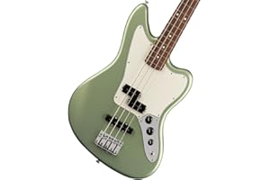 Fender Player Jaguar Electric Bass Guitar - Pau Ferro - Sea Green Metallic