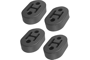 iolory Car Rubber Exhaust Hanger,Muffler Hanger Bracket,Rubber Short Hanger with 2 12MM Holes,Exhaust System Auto Part for Sh