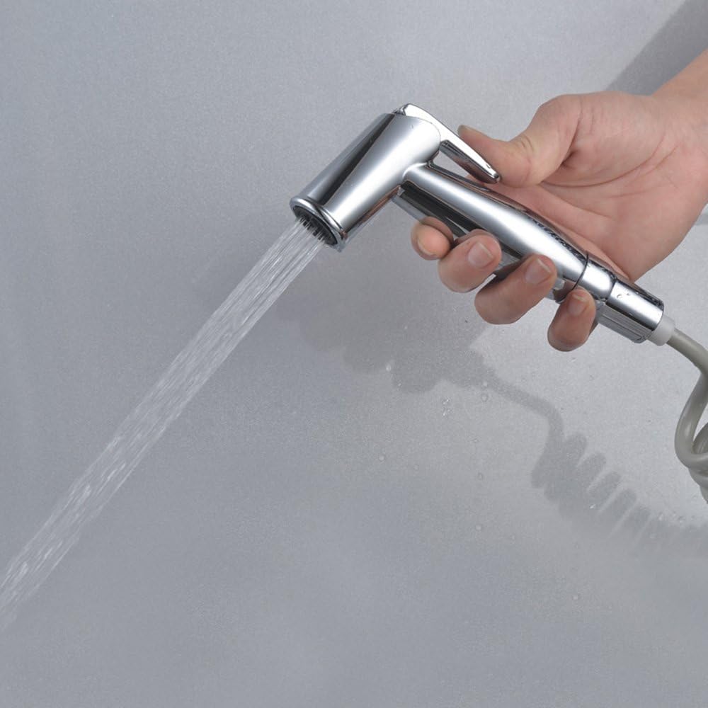 Hand Held Shower Bidet Spray with Hose and Bracket Holder Toilet Attachment Cloth Diaper Sprayer Bathroom Bidet - Image 3