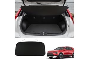 Marretoo for Kia NIRO Cargo Cover 2023 2024 2025 2026 for Kia NIRO Accessories Black Trunk Cover Security Shield Shade