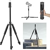 NEEWER Photography Light Stand, 1.5-6.4ft/47-195cm Aluminum Reversible Studio Lighting Tripod, Portable Phone Video Stand w/ 