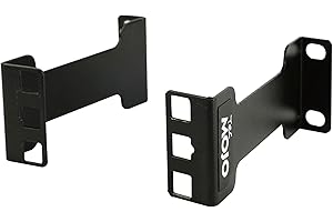 Tecmojo Server Rack Depth Extender - 1U - 4inch / 10 cm - TAA Compliant - Recessed Rack Adapter - Rack Mount Adapter Kit - Network Rack Extender