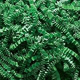 2 Pound Crinkle Cut Paper Shred - Emerald Green