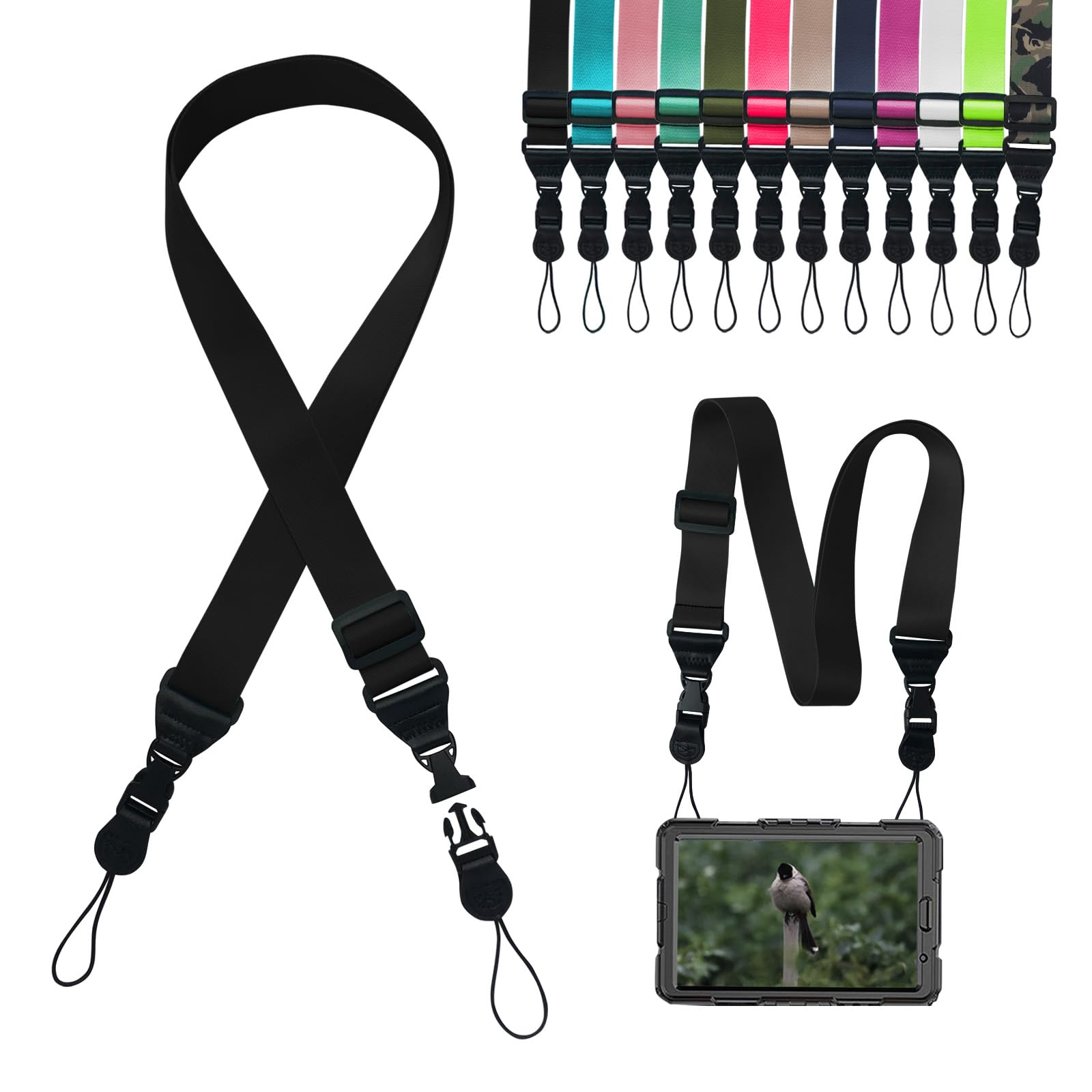 Photo 1 of Gowjaw Adjustable Shoulder Strap:Comfortable for iPad Strap Nylon Neck Lanyard for iPad/Samsung Tablet Case,Camera Binocular Crossbody Laptop Luggage Bag