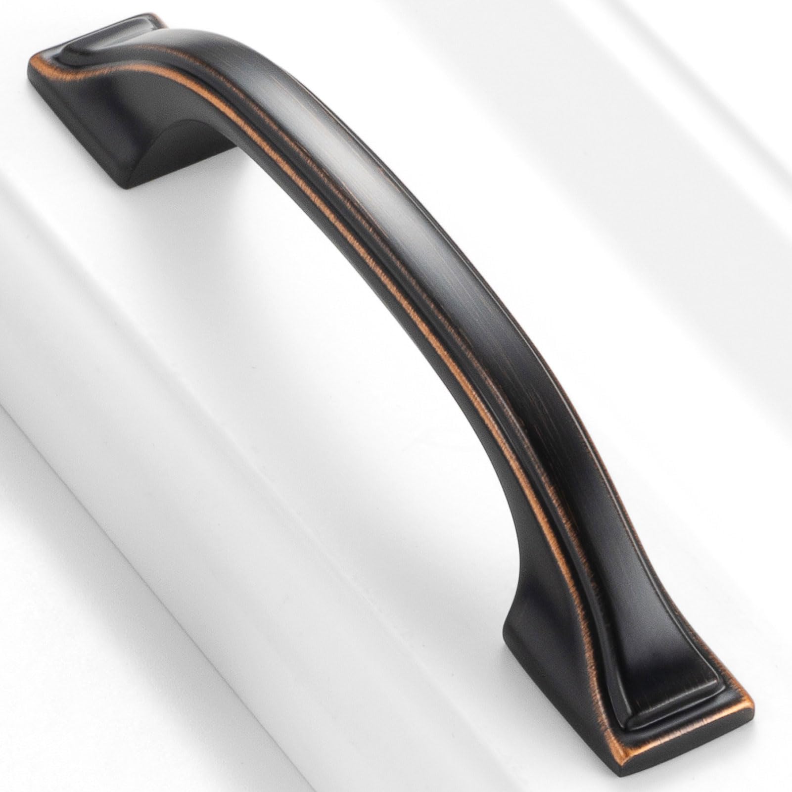 Photo 1 of BEROSSA 10 Pack Oil Rubbed Bronze Cabinet Pulls 3 Inch Brushed Bronze Cabinet Handles Bronze Hardware for Kitchen Cabinets 8222 Drawers Bedroom Dresser Bathroom Vanity Cupboard
