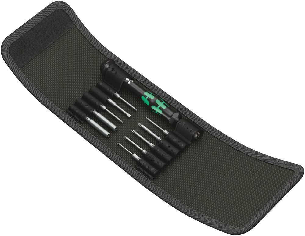 Wera 05073676001 Kraft form Kompakt Micro 11 Electronics Set, Black