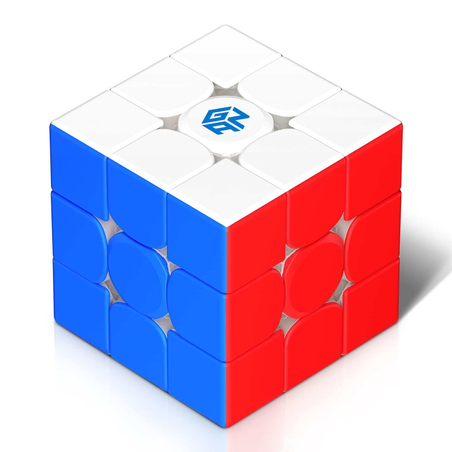 Photo 1 of GAN 356 R S 2, 3x3 Speed Cube Gans Classic Non-Magnetic Magic Cube Stickerless Puzzle Practice Solving Wing-Shaped Core 2.0, 90° Corner Cutting, Tension Adjustable, 356RS2