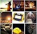 SUNZONE Portable LED COB Work Light,Outdoor Waterproof Flood Lights, for Camping,Hiking,Car Repairing,Workshop,Construction Site,Builtin Rechargeable Battery Power Bank and SOS Emergency Mode(Yellow)