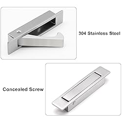 Dontay Pocket Door Pull Handle, Edge