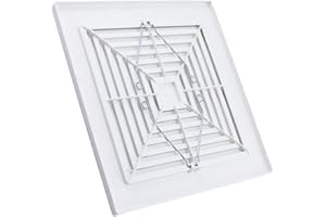 PIUMEIF 97011723 Bathroom Ventilation Fan Grill (9-1/4 In. W. x 9 In. L) fits for Nutone 670-G, 670-H, 663-G, 671-G, 671-J, 688-G, 688-H, 688-K, 688-J, 689-H, 689-J, 689-K, 696N-R02 -White